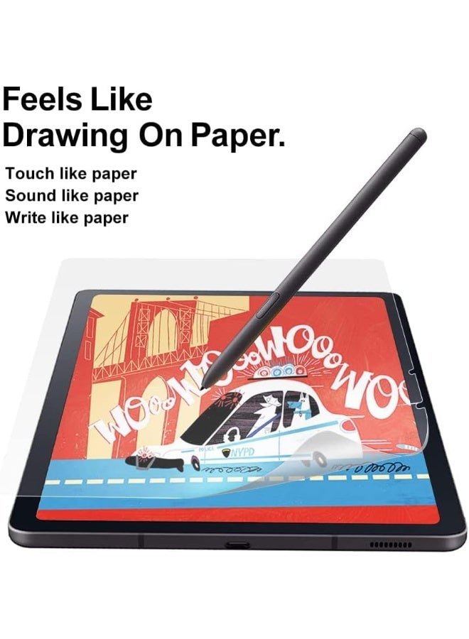 2Pack Paper Feel Screen Protector for Samsung Galaxy Tab S10 Plus/S9 Plus/S8 Plus/Tab S7 Plus/Tab S7 FE (12.4 Inch) - Write and Draw Like on Paper, Matte PET Film, Nib Friendly, Anti-Glare - Image 5